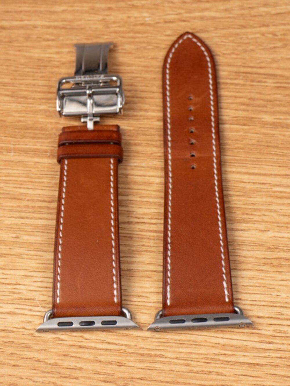 Apple Watch Hermes Hermès 45mm 44mm 42mm Single Tour Fauve Barenia Series 1-9